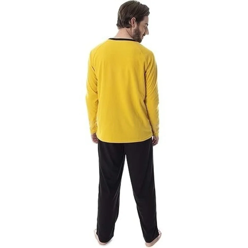 INTIMO Star Trek Original Series Men's Costume Sleepwear PJ Set Captain Kirk (S)